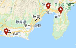 ザ・ゴールド静岡県内店舗地図